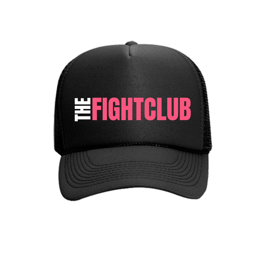 Big and Bold Trucker Hat – Black & Hot Pink