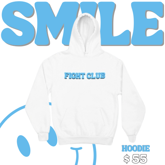 Fight with a Smile "Carolina Blue Kicks" Hoodie