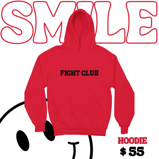 Fight with a Smile "Fire Red" Hoodie