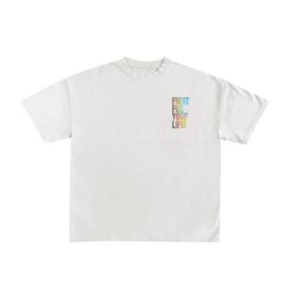 Fight for Your Life “Glow In The Dark” Hologram Tee – White