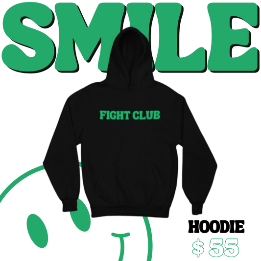 Fight with a Smile Black & Money Hoodie