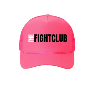 Big and Bold Trucker Hat – White & Hot Pink